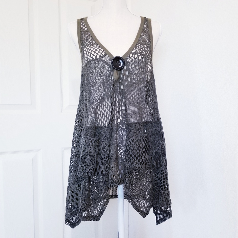 Lily by Firmiana lace crochet swimsuit cover